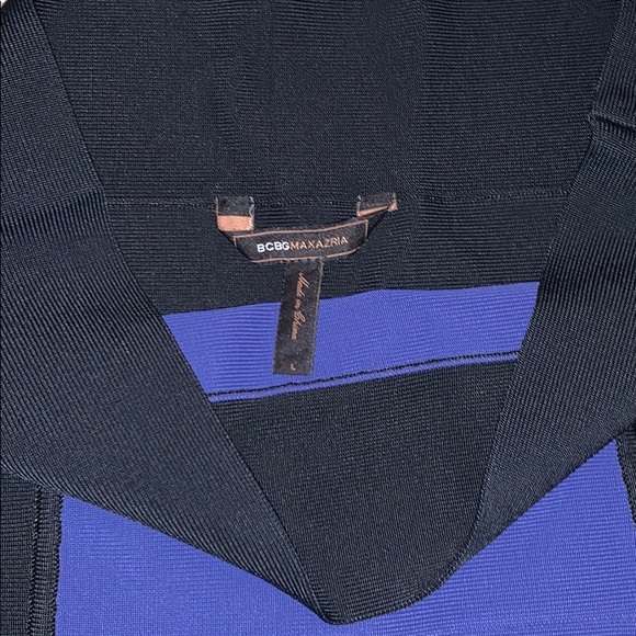 NWOT BCBGMAXAZRIA two toned bandage pencil skirt - Picture 2 of 7